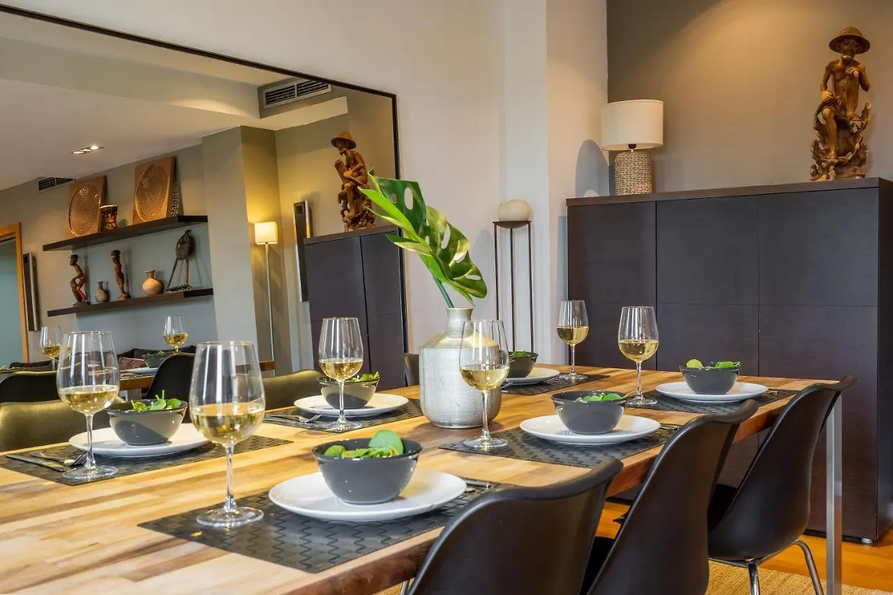 Lodging Apartments Beach Penthouse Near Center With Pool Barcelona Spanien