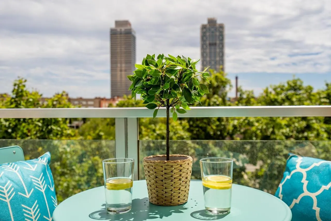 Lodging Apartments Beach Penthouse Near Center With Pool Barcelona 0*,