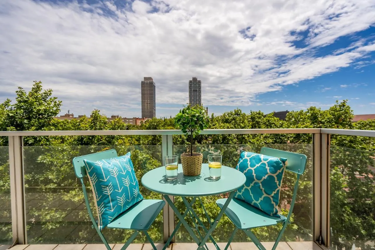Lodging Apartments Beach Penthouse Near Center With Pool Barcelona 0*,